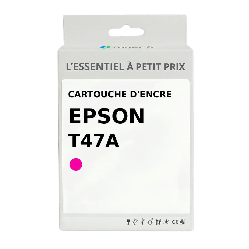 Cartouche d'encre compatible Epson T47A Magenta